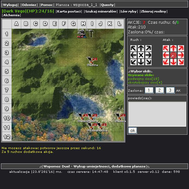 Wzgórza nieopodal wioski Jagr