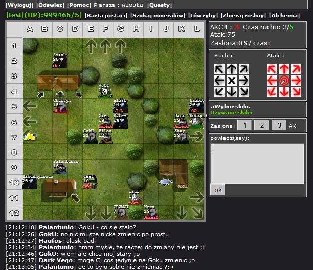 Wioska - centralna mapa świata duela,<br />tu spotykają się bohaterowie aby wyruszyć w dalsze krainy.